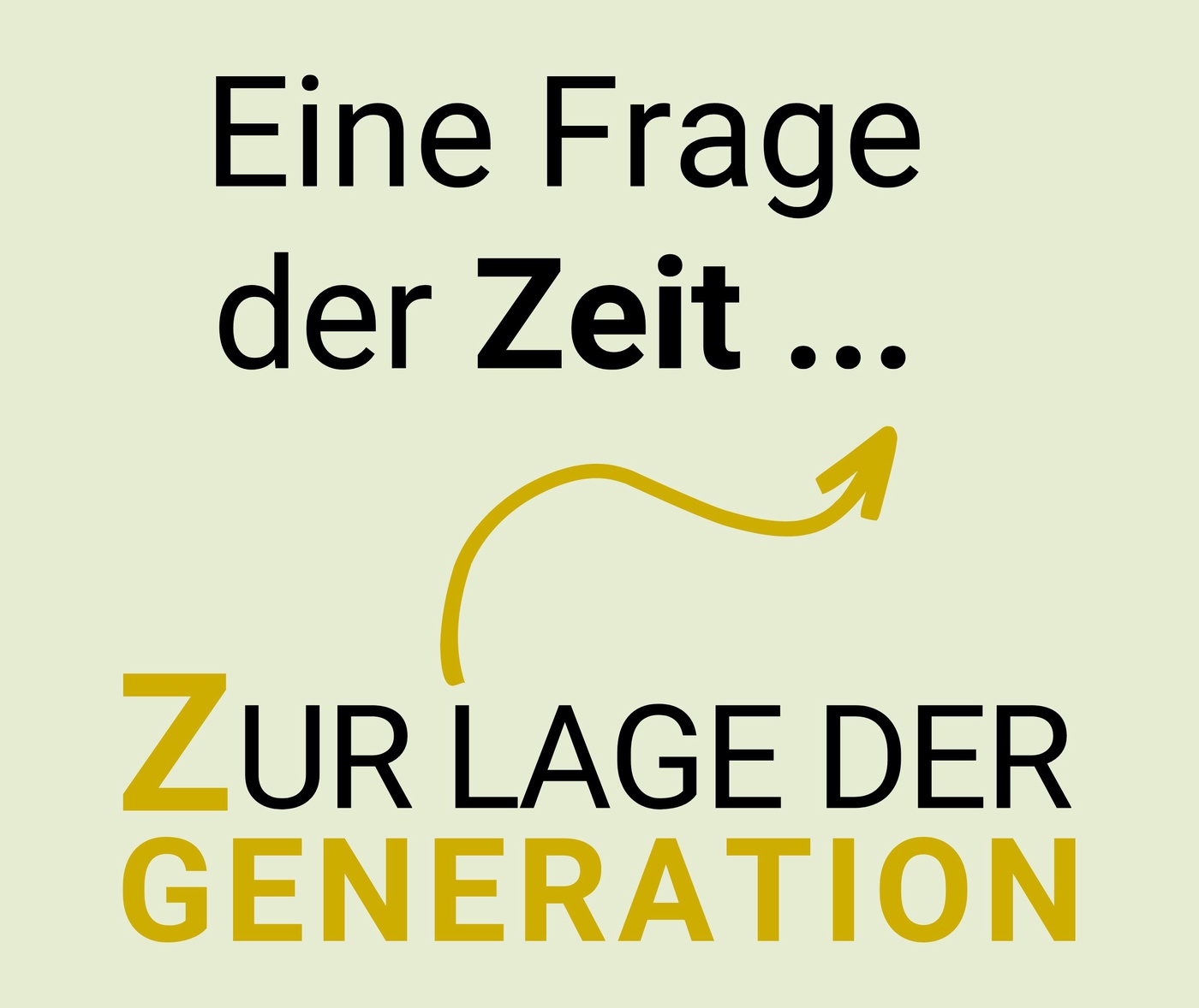 Eine Frage der Zeit - das Generationengespräch