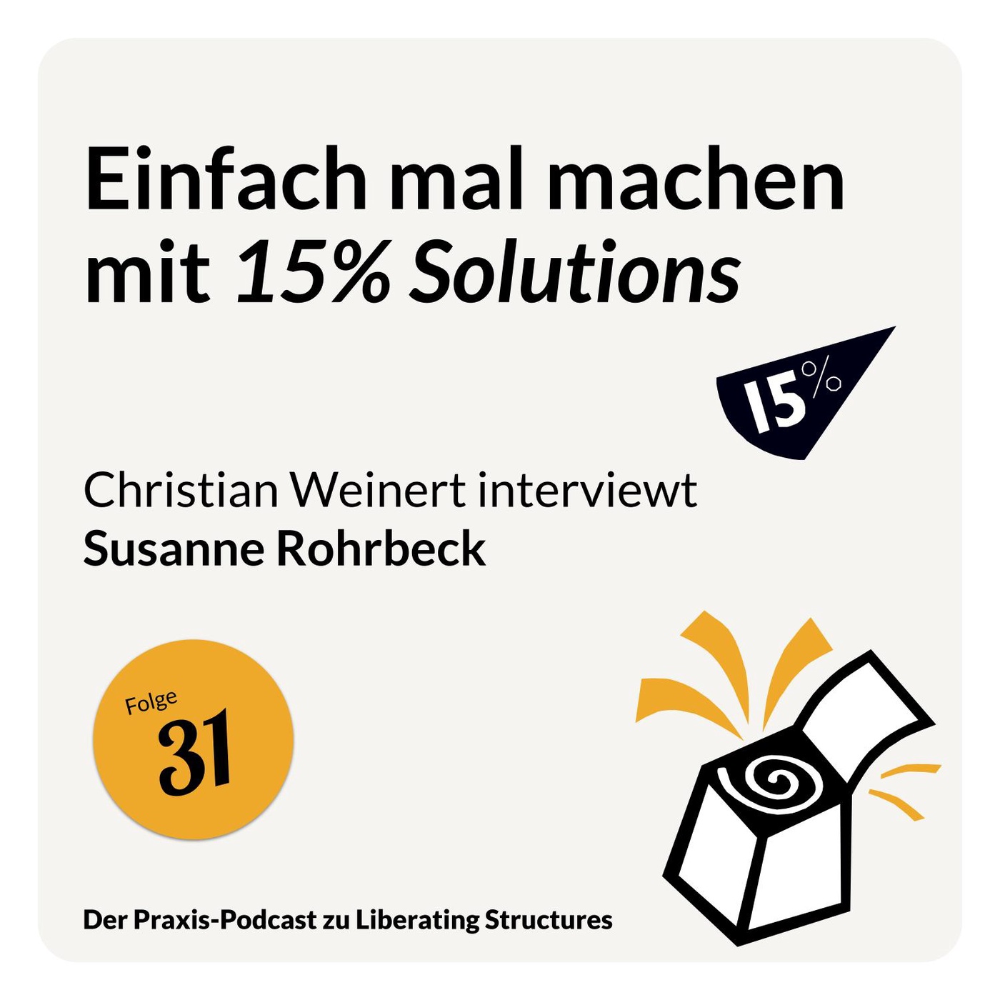 Einfach mal machen mit 15% Solutions