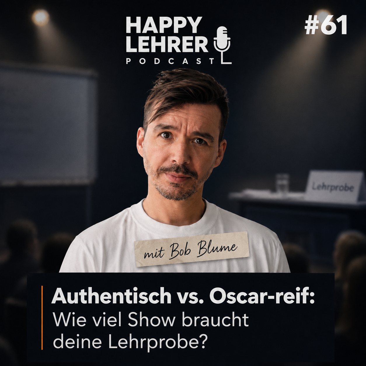 #61 Authentisch vs. Oscar-reif: Wie viel Show braucht deine Lehrprobe?