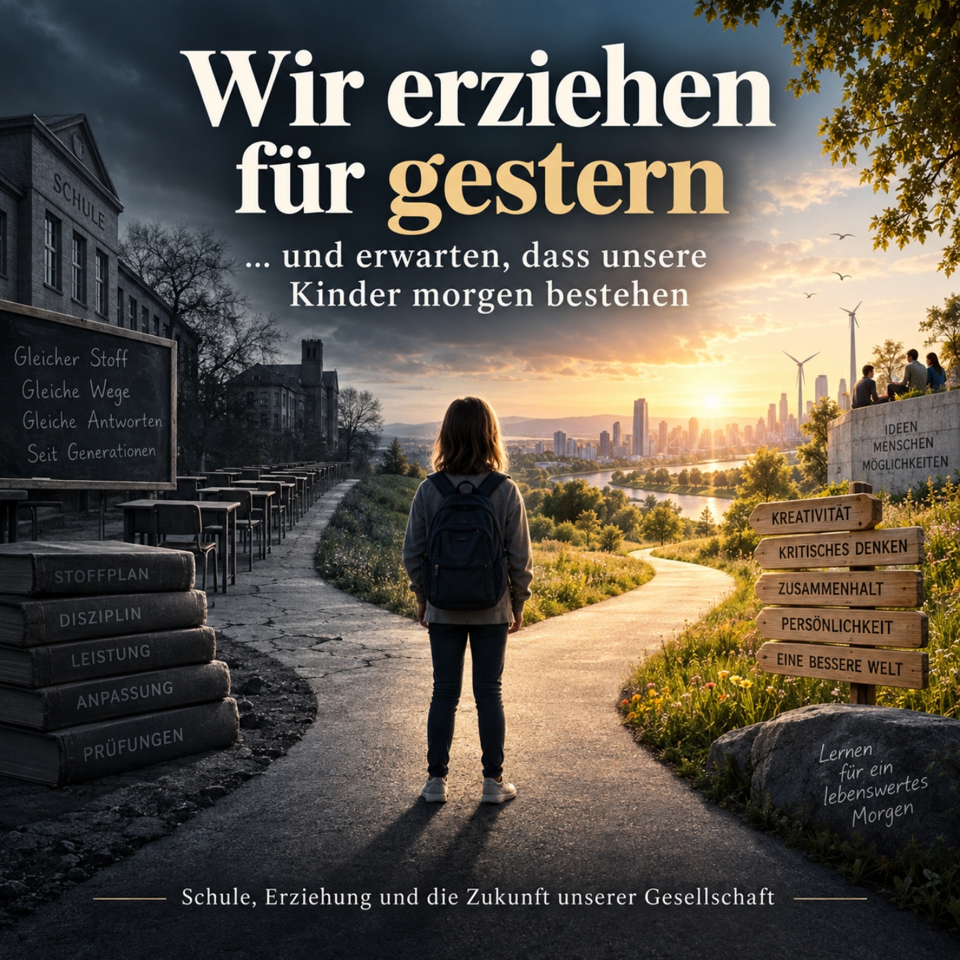 Wir erziehen für gester und erwarten, dass unsere Kinder morgen bestehen