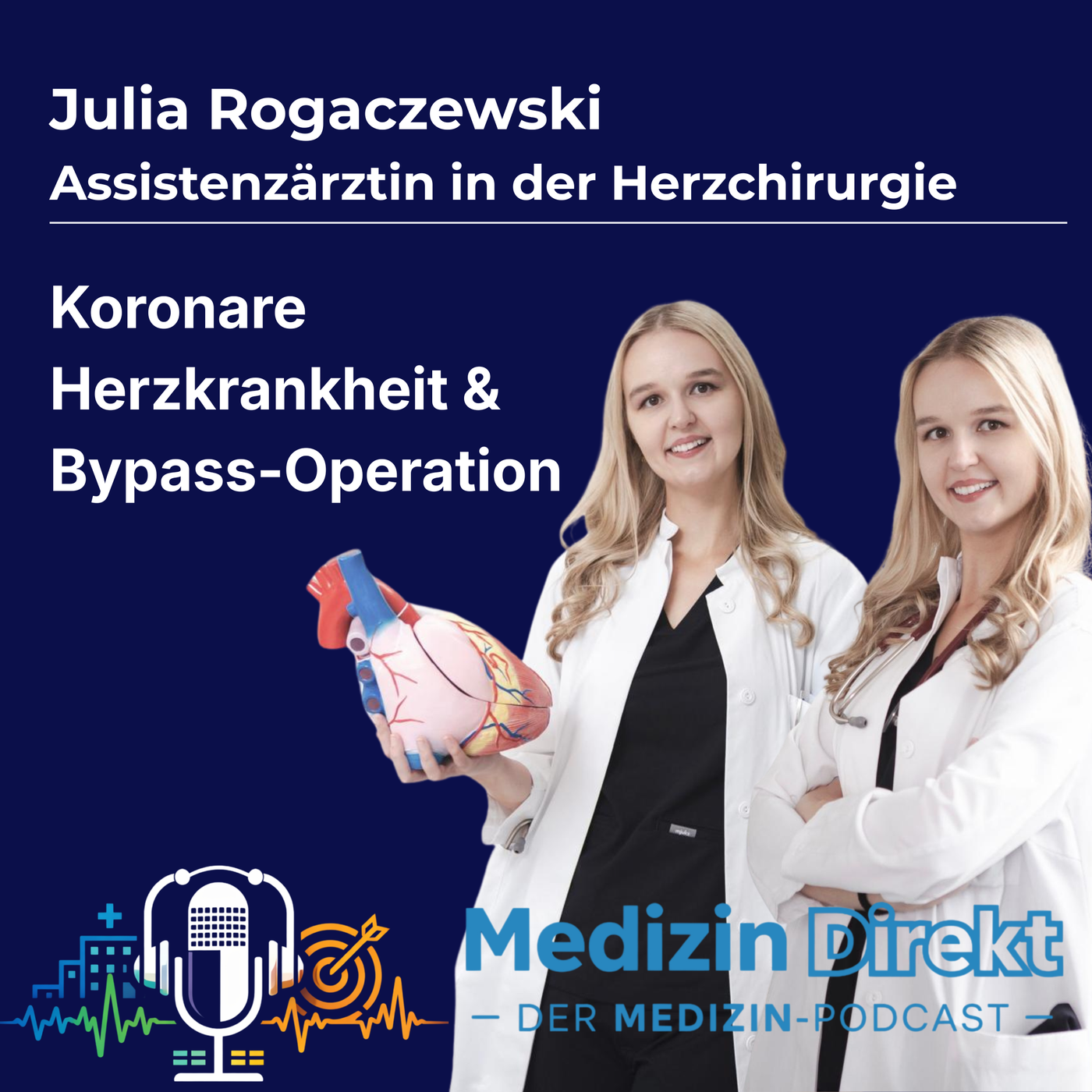 Koronare Herzkrankheit & Bypass-OP einfach erklärt – mit Julia Rogaczewski