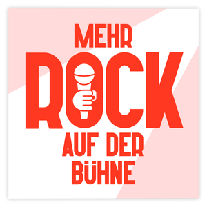 Mehr Rock auf der Bühne