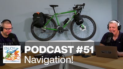 51: Navigation! mit dem Fahrrad: Fahrradcomputer, Smartphone, Komoot -  ENJOYYOURBIKE! Cycling-Lifestyle / Gravel- & Roadbike-Talk + Bike-Technik -  Podcast